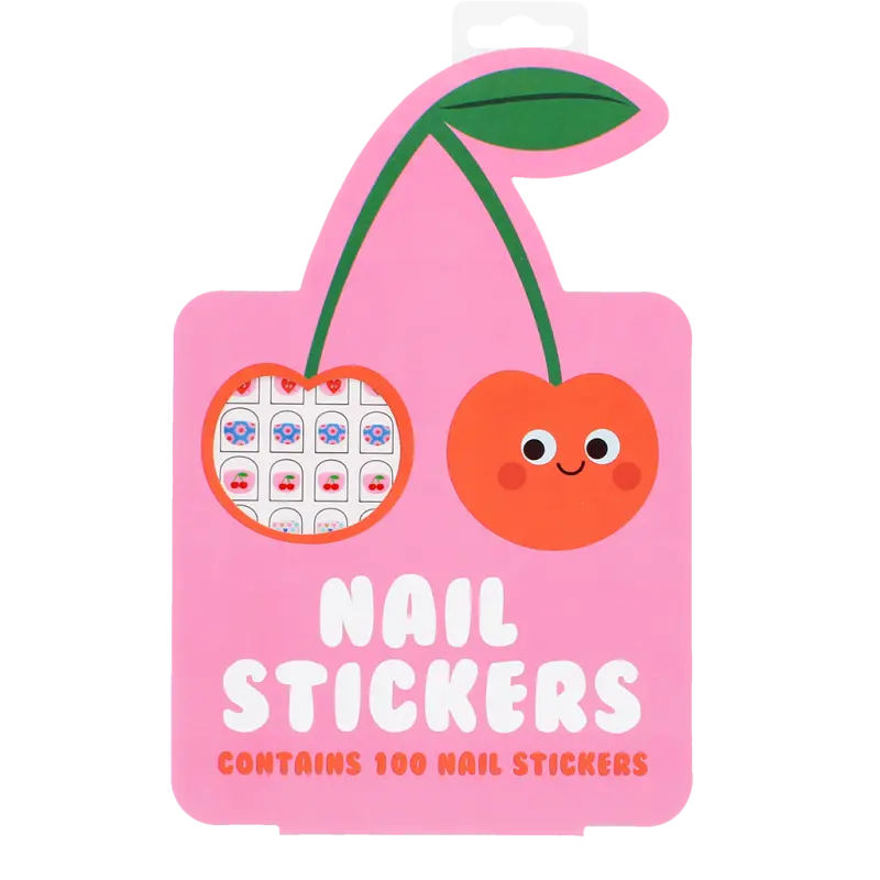Children's Nail Stickers Cherry Pack Of 100