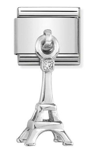 331880/01 Classic 3 D Charm Silver Eiffel Tower