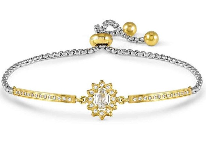 029802/039 ROYALDREAM bracelet, steel & CZ (RICH GOLD) ROYAL
