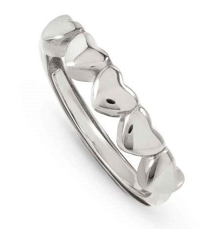 ARMONICA ring in 925 sterling silver Heart Silver