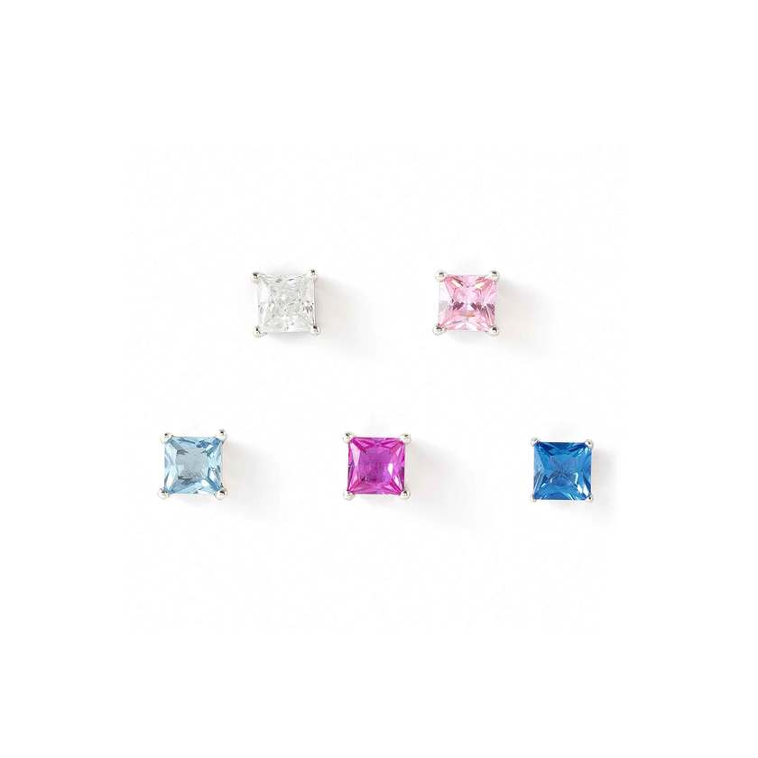DAYTONIGHT earrings set in 925 silver and cubic zirconia MIXED