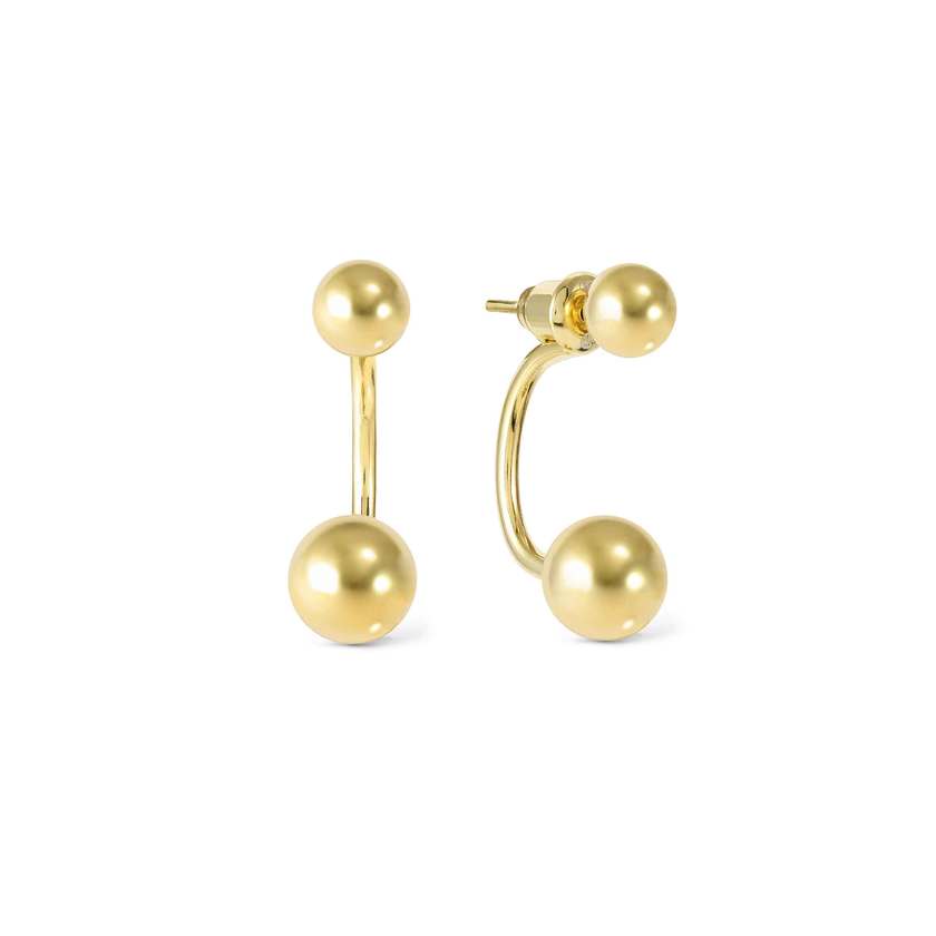 FASHION ERA earrings in 925 silver Yellow Gold