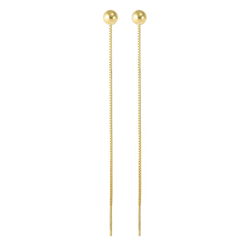 FASHION ERA earrings in 925 silver (PENDANTS) Yellow Gold