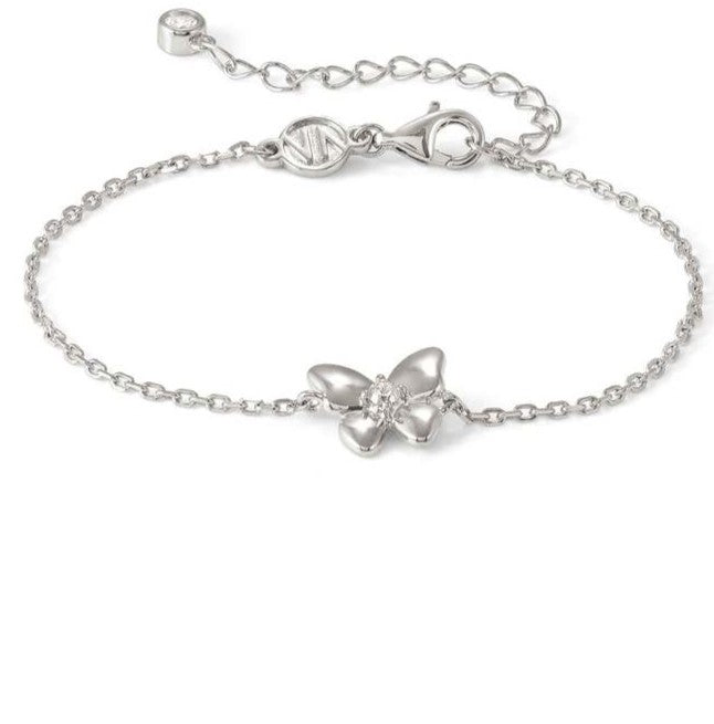 SWEETMADAME bracelet in 925 silver and cubic zirconia Butterfly