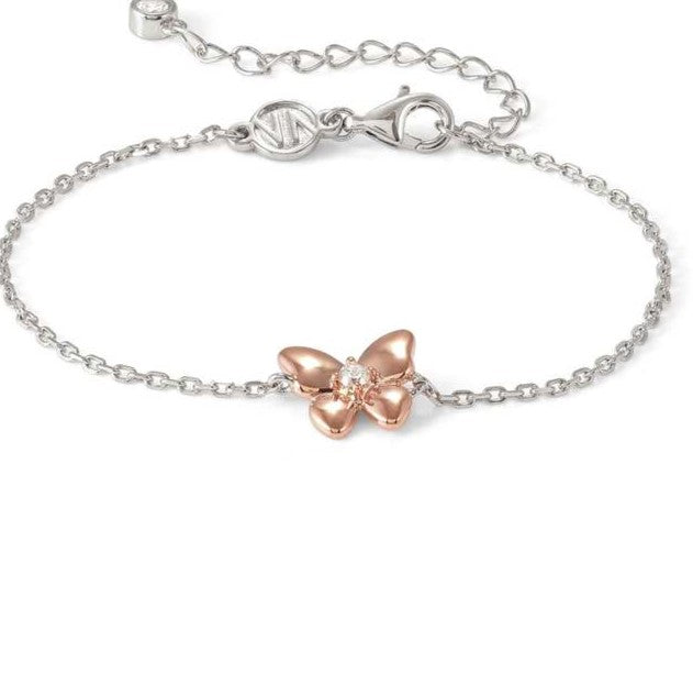 SWEETMADAME bracelet in 925 silver and cubic zirconia Rose Gold Butterfly