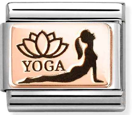 430111/32 Classic steel and 9k rose gold Yoga profile