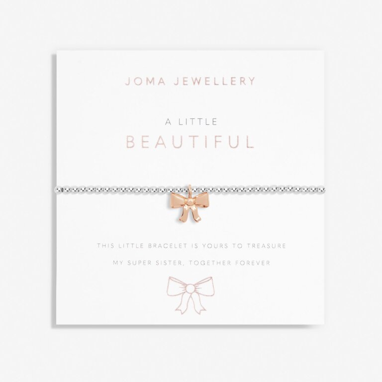 Joma Jewellery Childrens A Little Beautiful Silver And Rose Gold Plated Bracelet