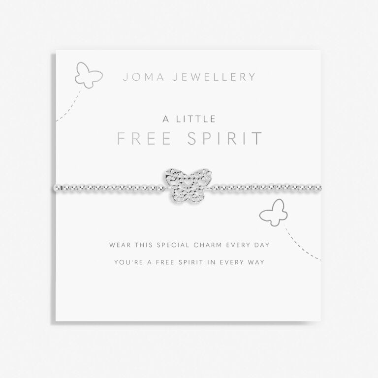 Joma Jewellery Childrens A Little Free Spirit Silver Plated And Rose Gold Bracelet