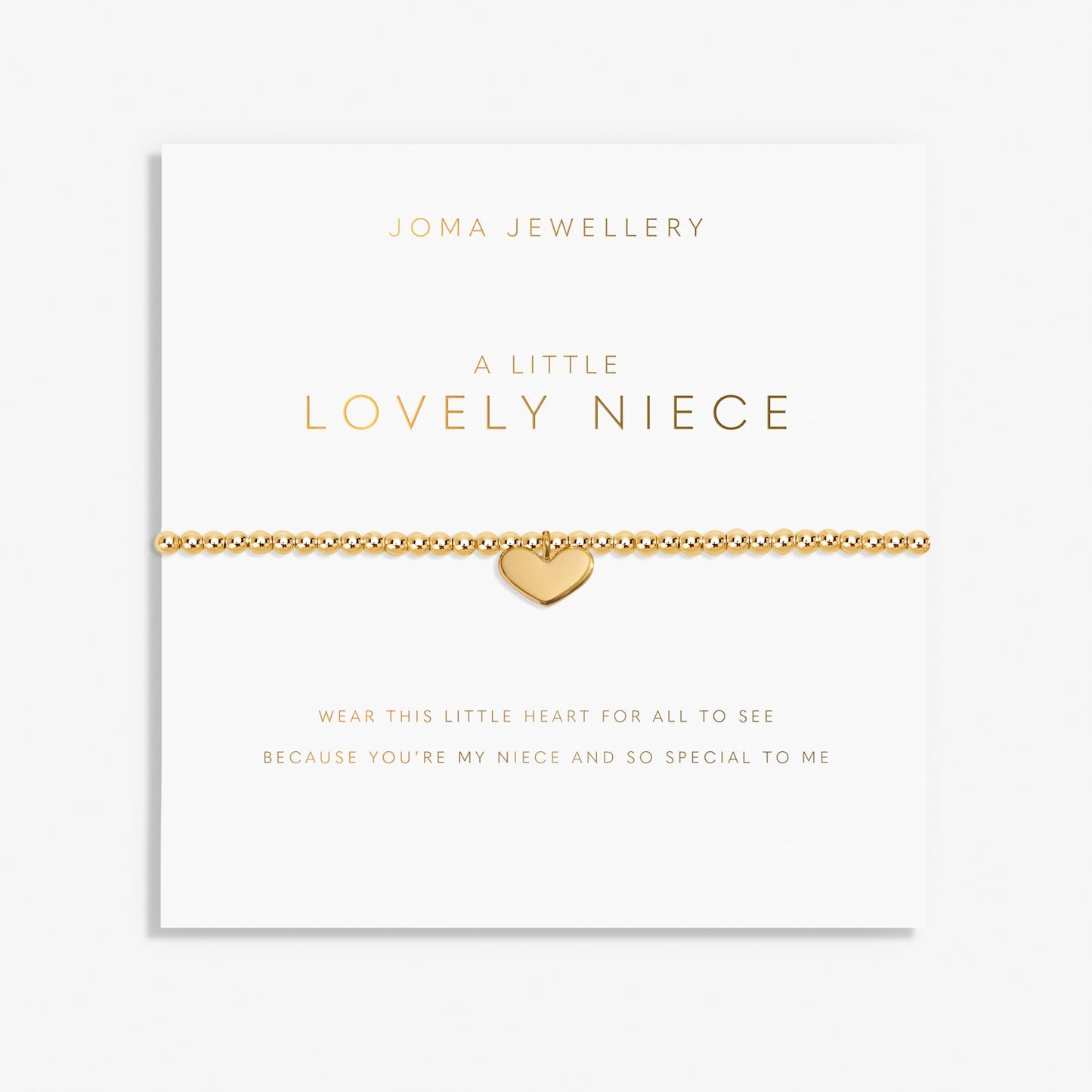 A Little Lovely Niece Gold Plated Bracelet