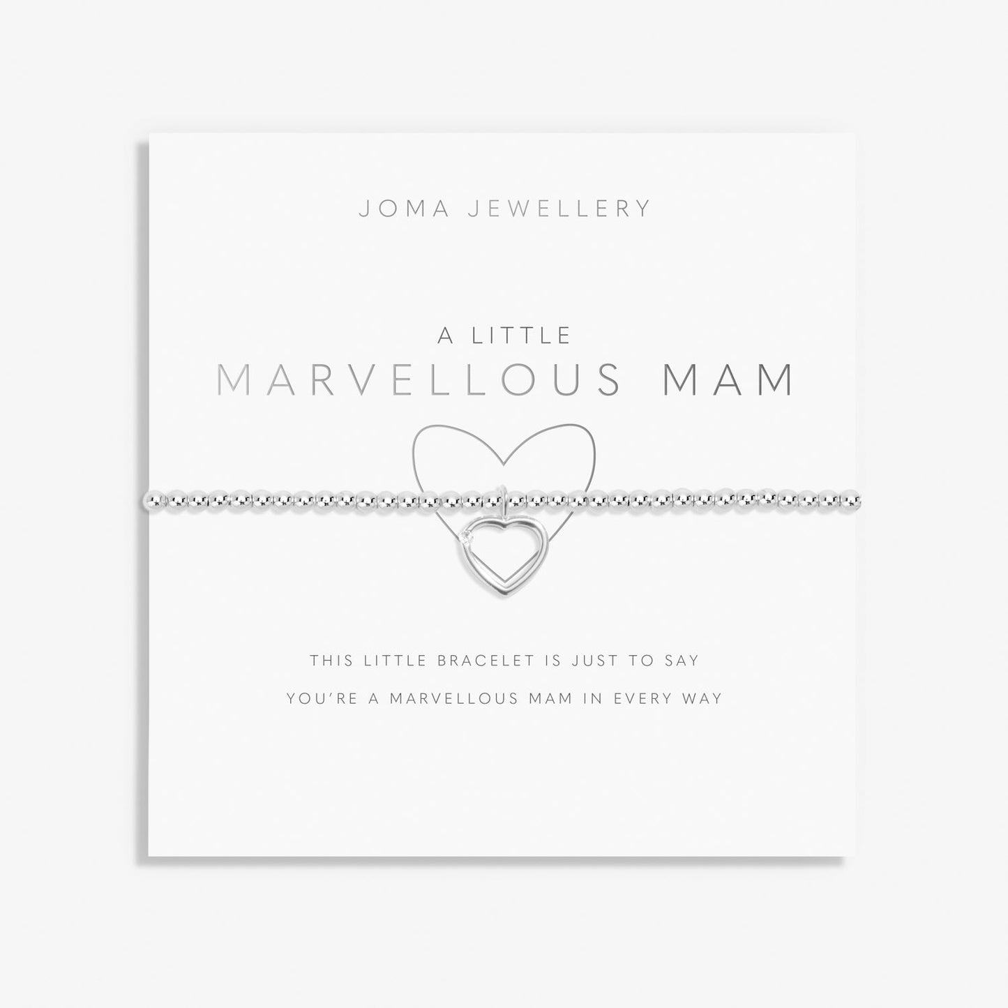 A Little Marvellous Mam Silver Plated Bracelet