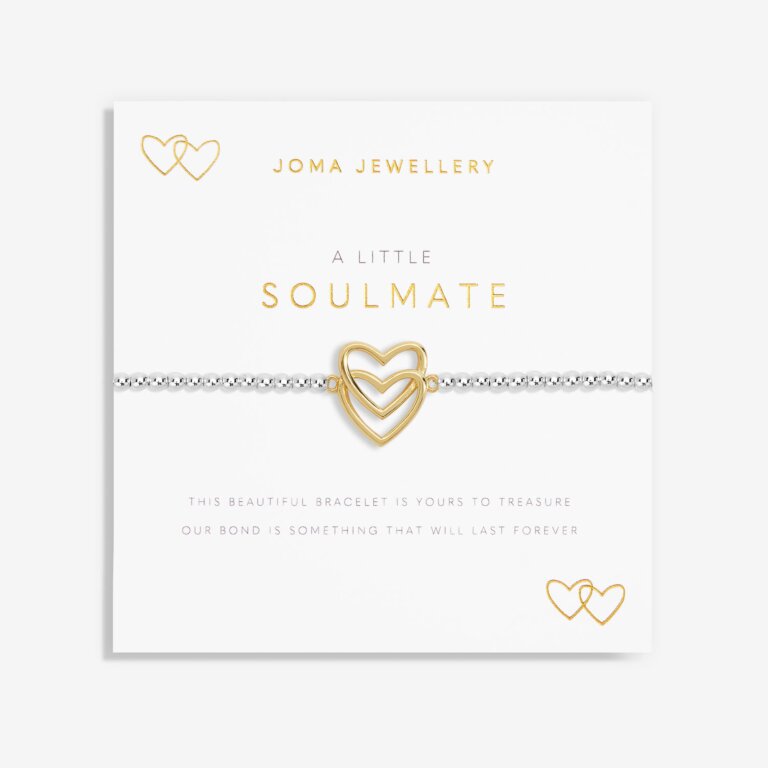 Joma Jewellery A Little Soulmate Silver And Gold Plated Bracelet
