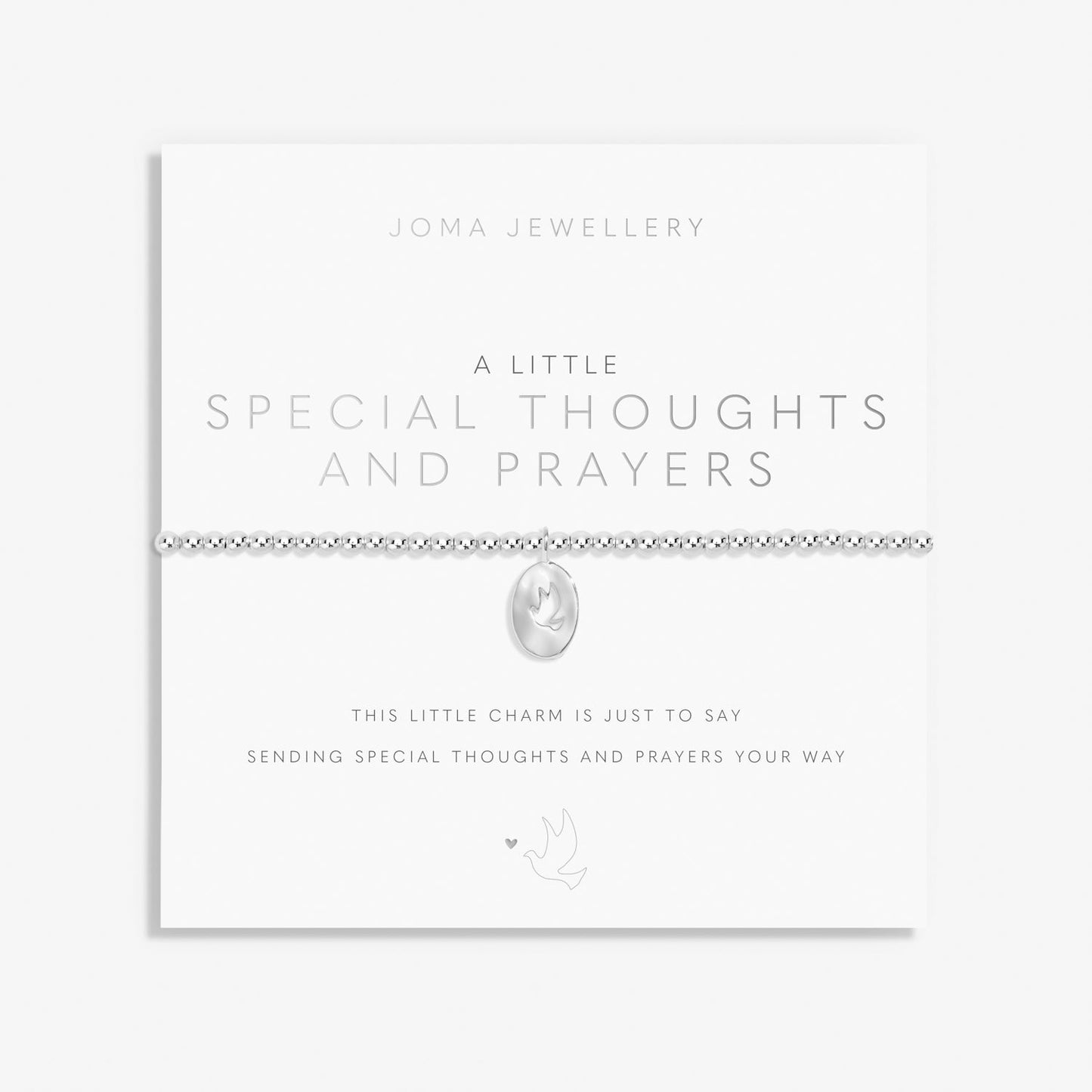 A Little Special Thoughts And Prayers Silver Plated Bracelet
