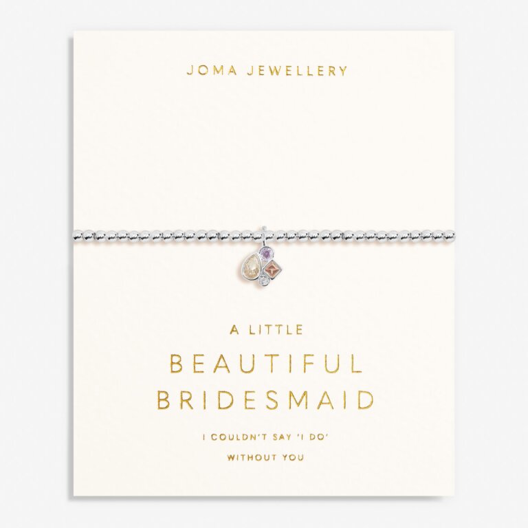 Joma Jewellery Bridal A Little Beautiful Bridesmaid Silver Plated Bracelet