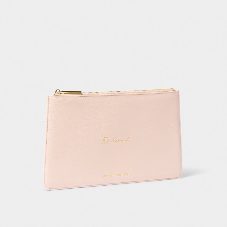 Katie Loxton Bridal Sentiment Pouch Bridesmaid Light Pink