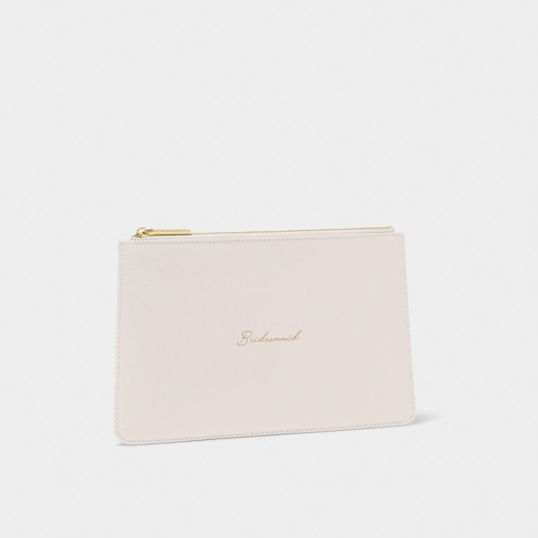 Katie Loxton Bridal Sentiment Pouch Maid Of Honour Light Pink