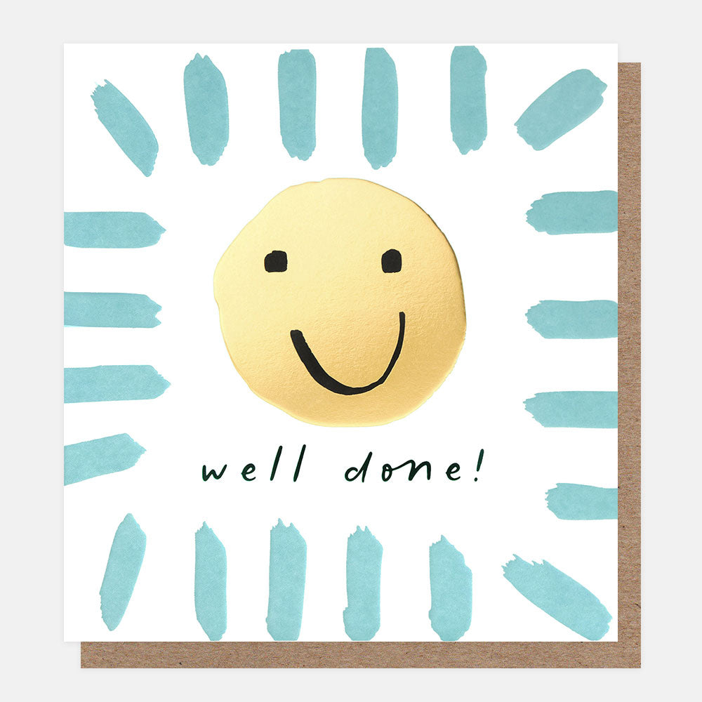 Caroline Gardner Well Done Smiley Face With Brush Border
