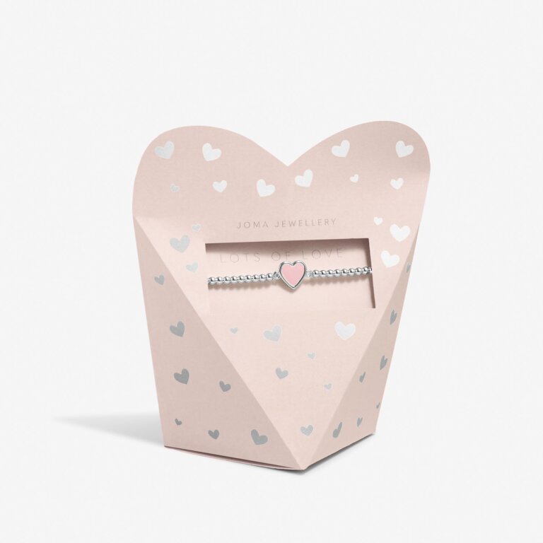 Joma Jewellery Children's From The Heart Gift Box Lots Of Love Silver Plated Bracelet
