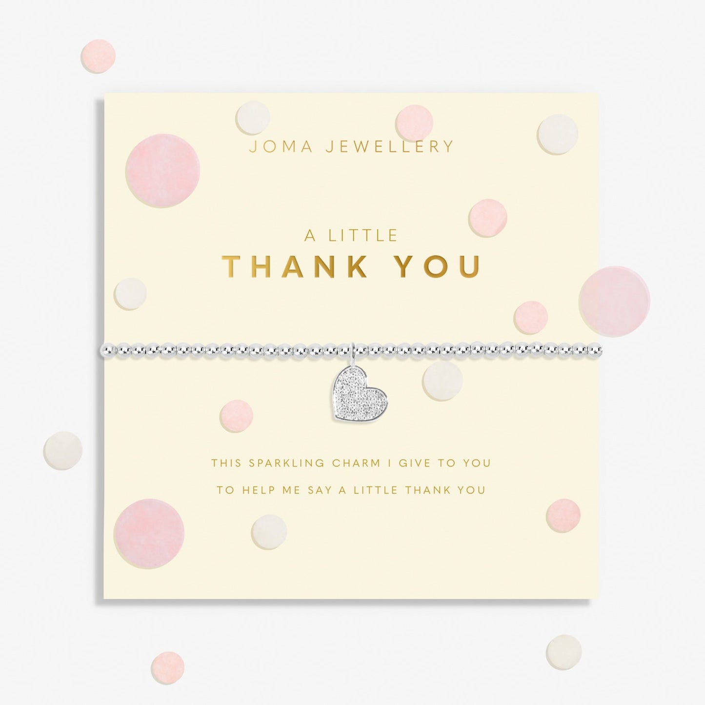 Confetti A Little Thank You Silver Plated Bracelet