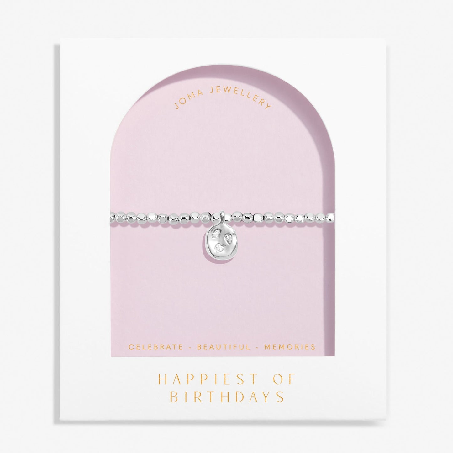 Dolce Vita Happiest Of Birthdays Silver Plated Bracelet