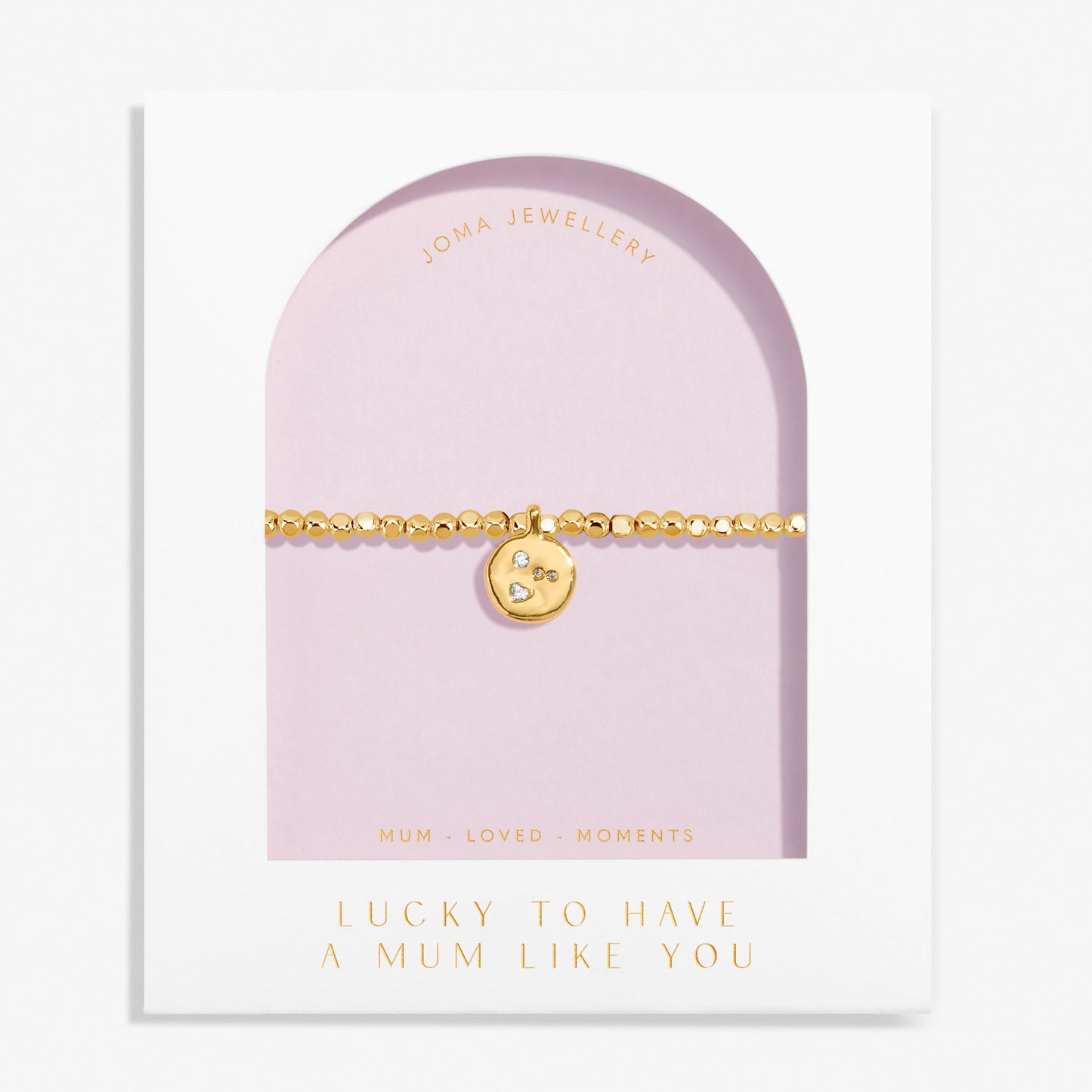 Dolce Vita Lucky To Have A Mum Like You Gold Plated Bracelet
