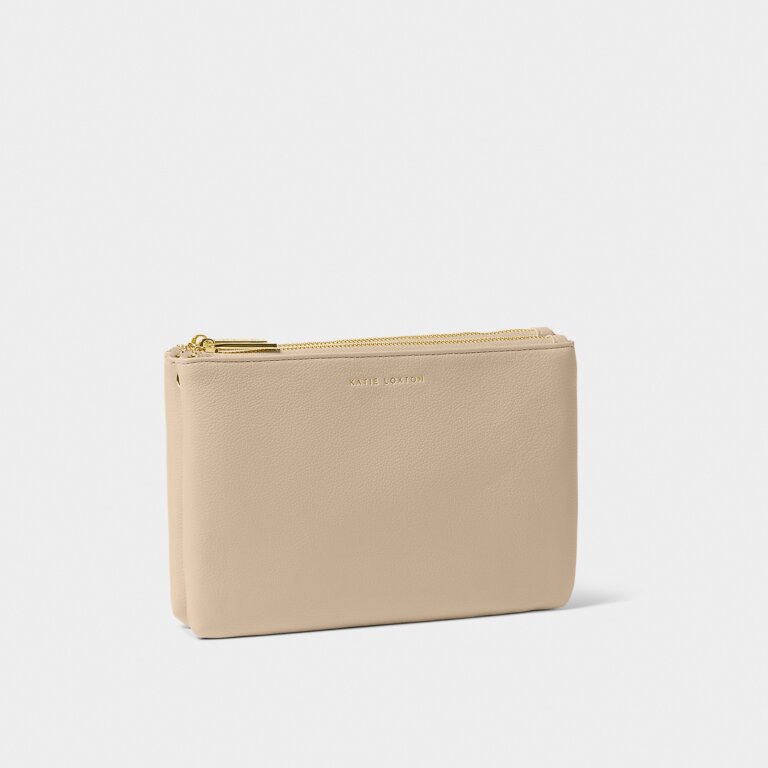 Katie Loxton Duo Pouch Light Taupe