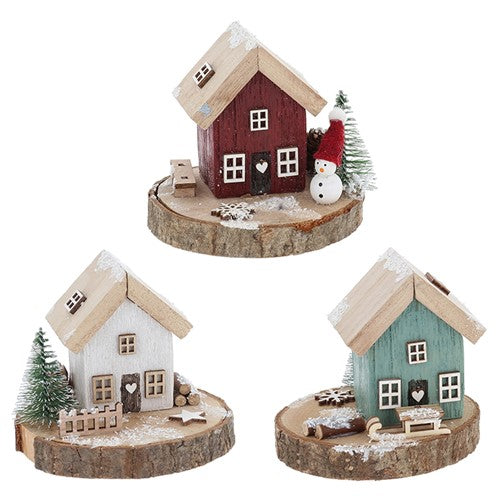Folk Art Xmas Cottage Small