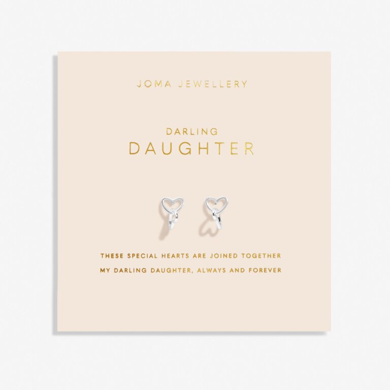 Joma Jewellery Forever Yours Earrings Darling Daughter Silver Plated Earrings