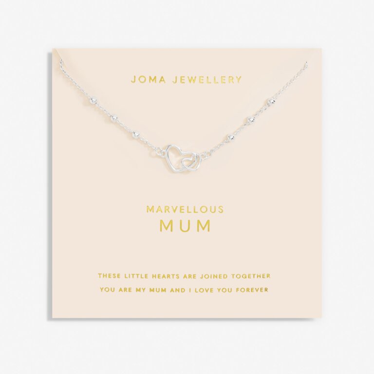 Joma Jewellery Forever Yours Necklace Marvellous Mum Silver Plated Necklace