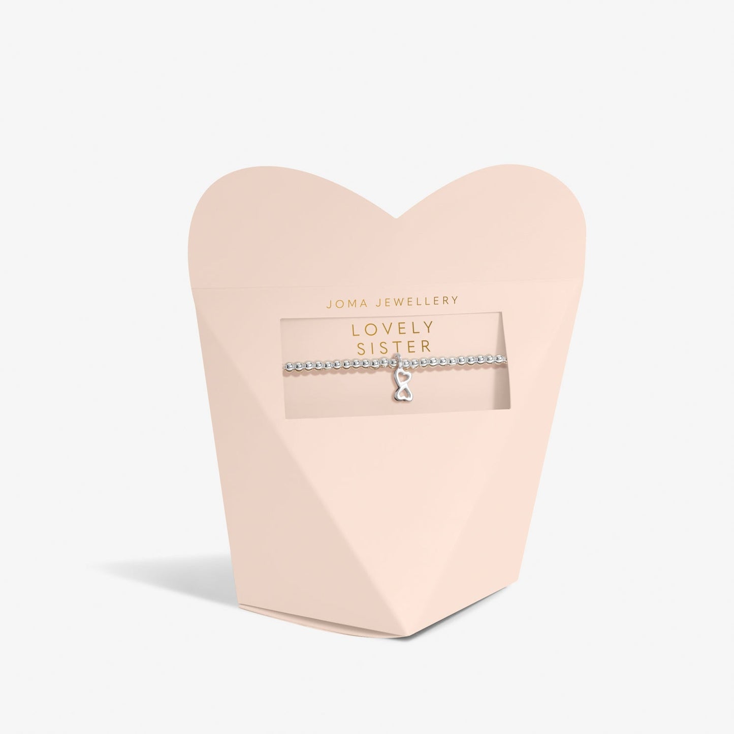 From The Heart Gift Box Lovely Sister Silver Plated Bracelet