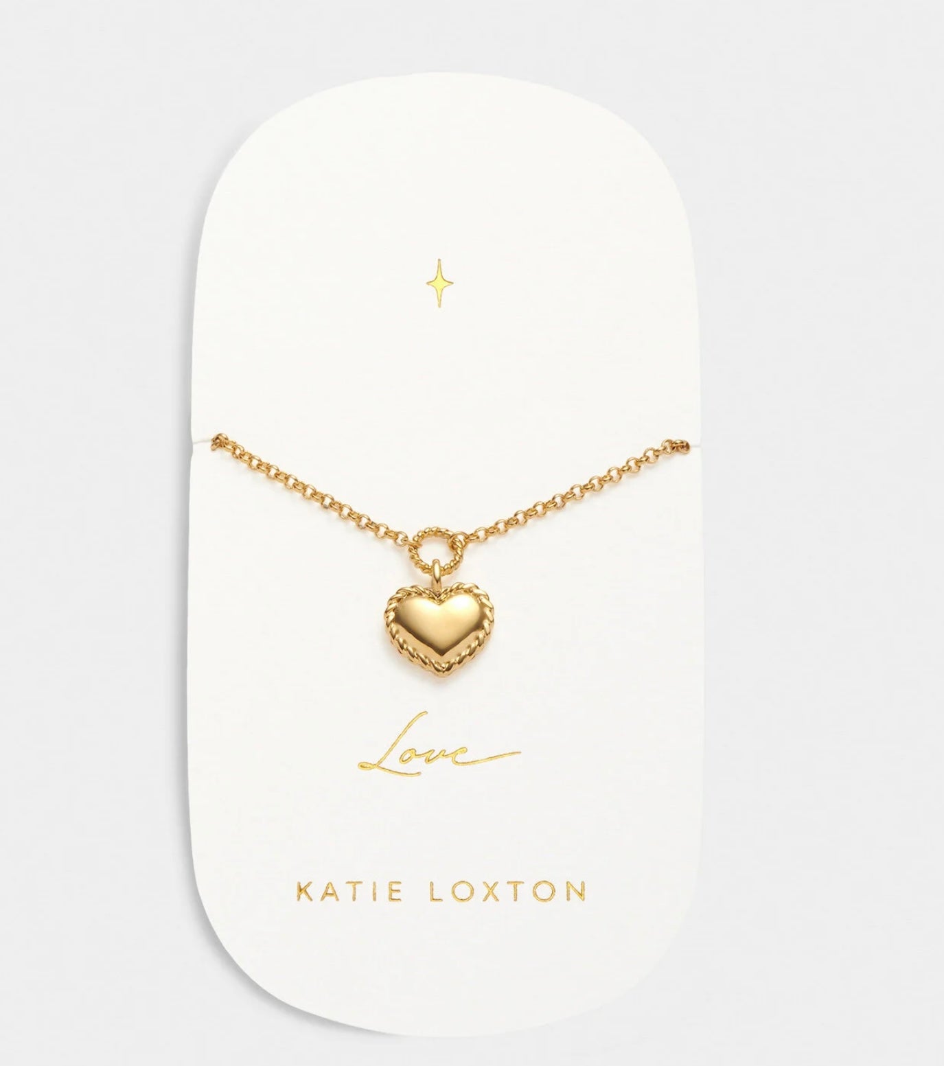 Katie Loxton Love Heart Bracelet Love Gold Plated Bracelet