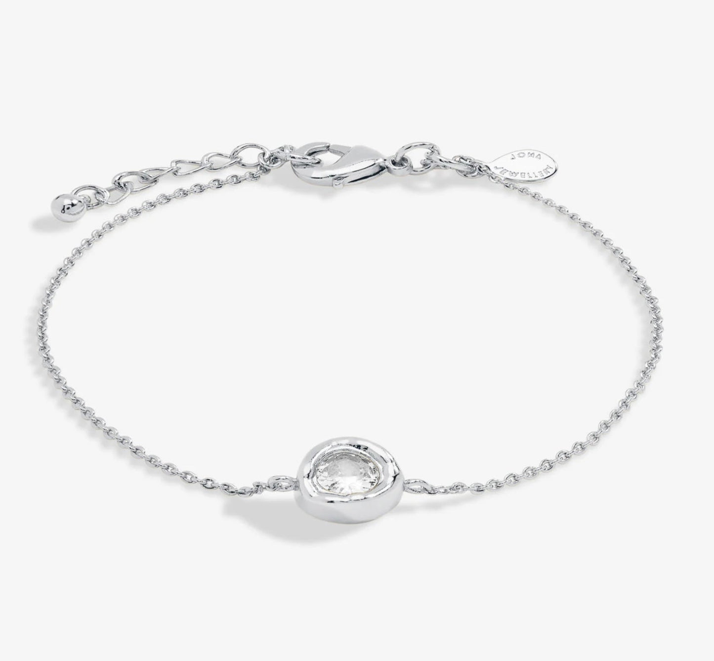 Joma Jewellery Solaria Cz Silver Plated Bracelet