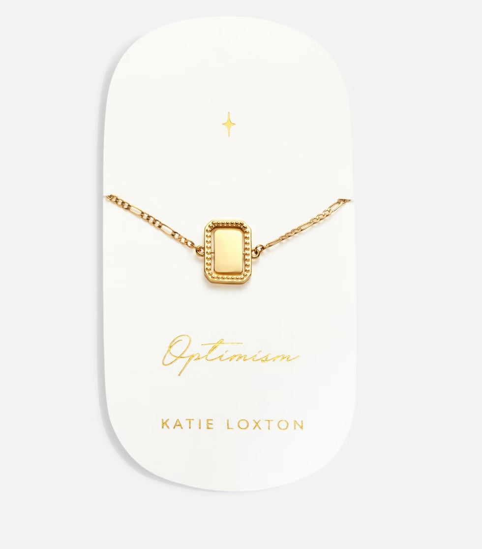 Spinning Amulet Bracelet Optimism Gold Plated Bracelet