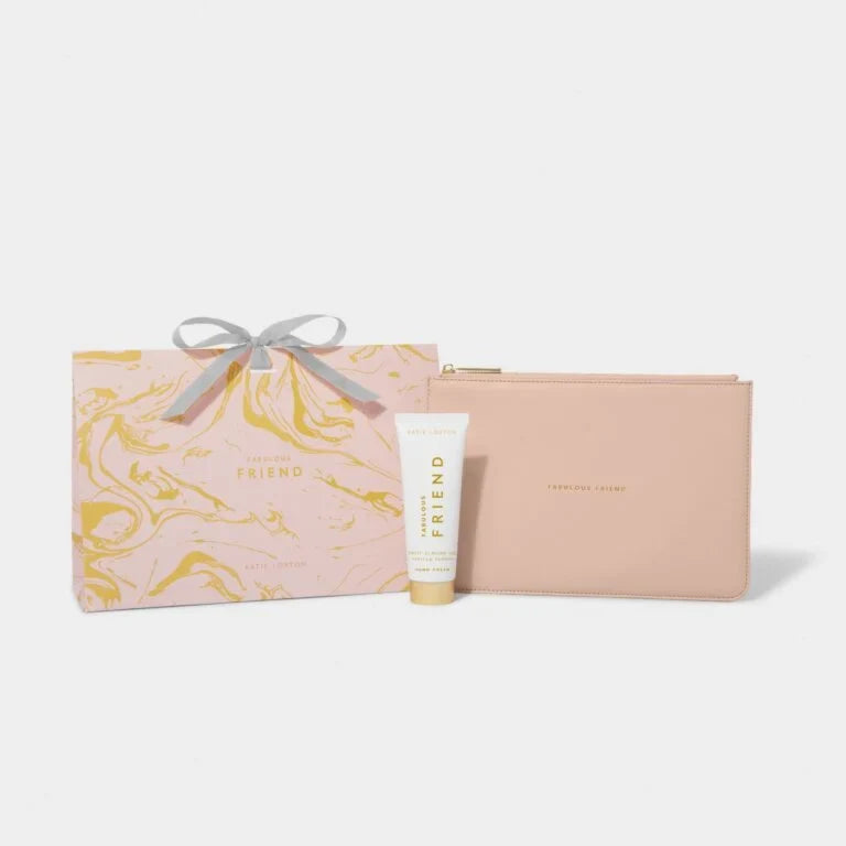 Katie Loxton Gift Set Fabulous Friend Hand Cream and Pouch