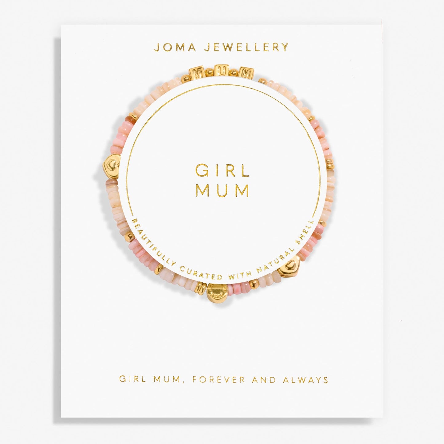 Happy Little Moments Girl Mum Gold Plated Bracelet