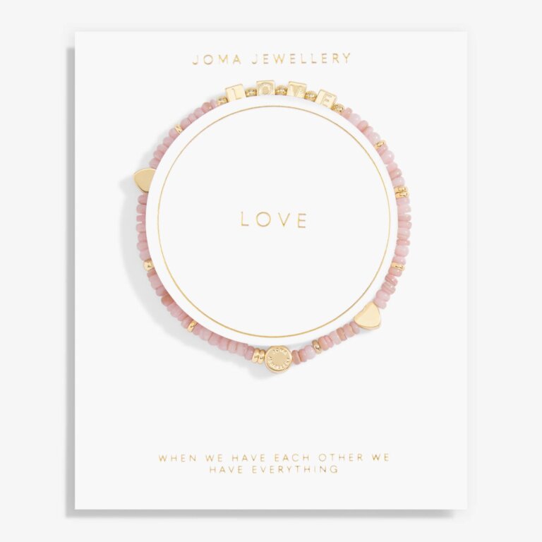 Joma Jewellery Happy Little Moments Love Gold Plated Bracelet