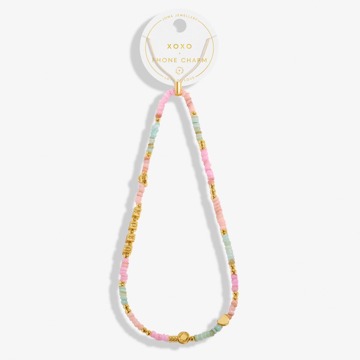 Happy Little Moments Phone Charms Xoxo Gold Plated Phone Charm