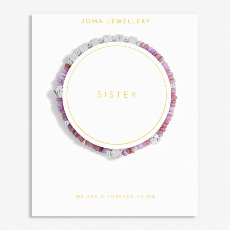 Joma Jewellery Happy Little Moments Sister Silver Plated Bracelet