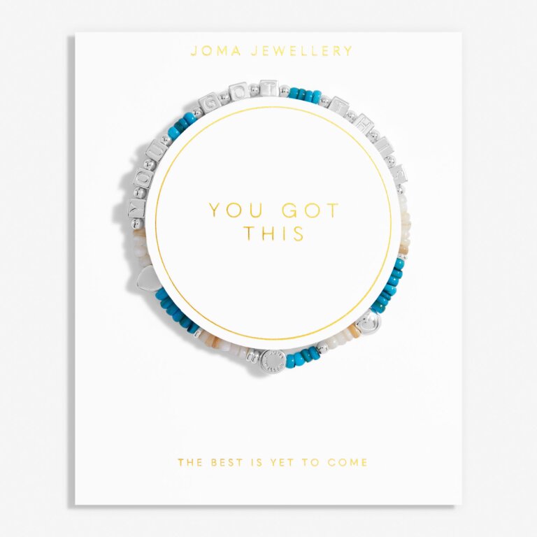 Joma Jewellery Happy Little Moments You Got This Silver Plated Bracelet