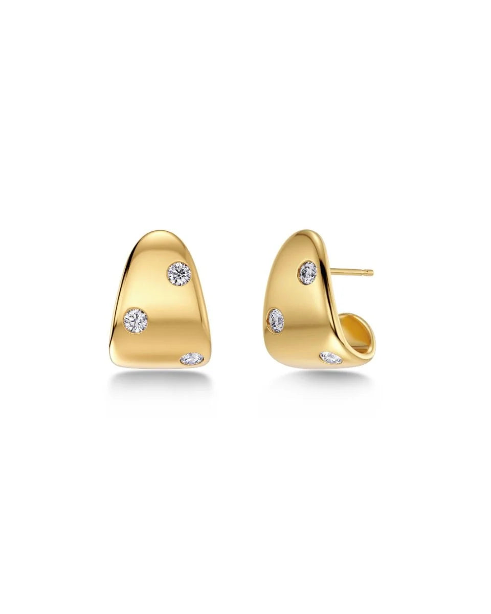 Edblad Selena Studs CZ Gold