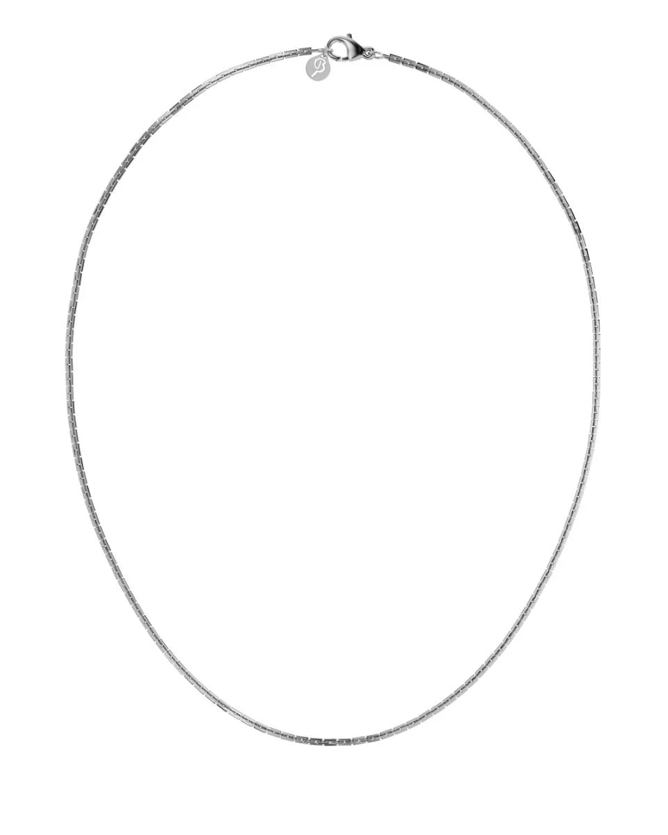 Edblad Square Link Necklace 45 Steel