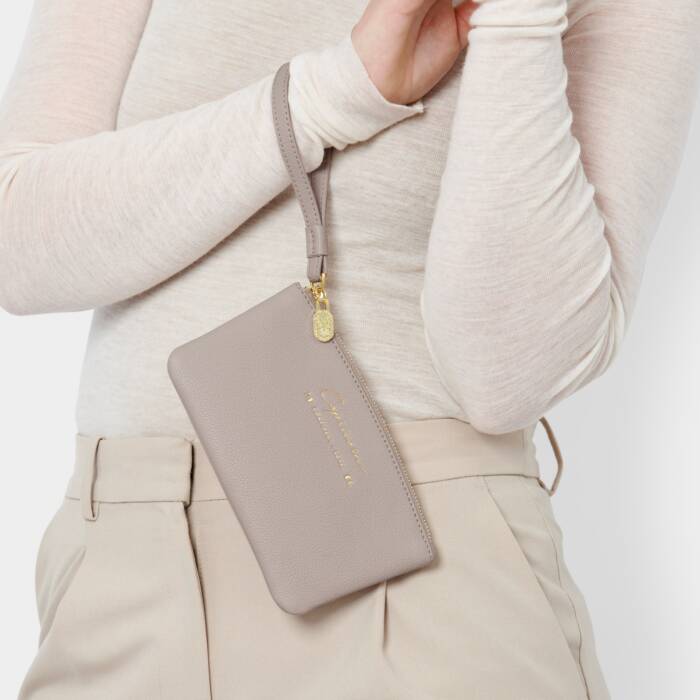 Katie Loxton Zodiac Wristlet Pouch Capricorn Pink Mist