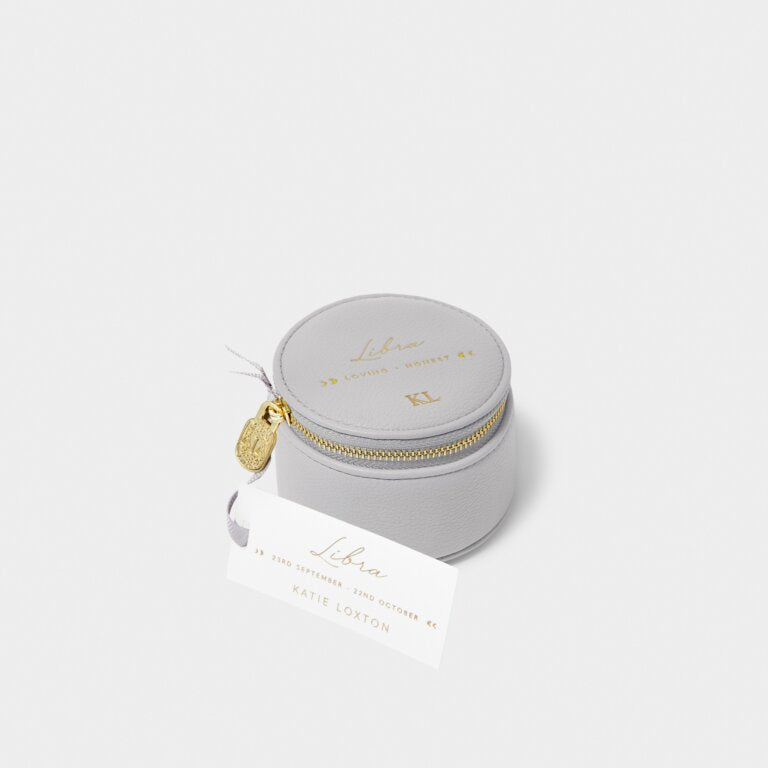 Katie Loxton Zodiac Jewellery Box Libra Luna Grey