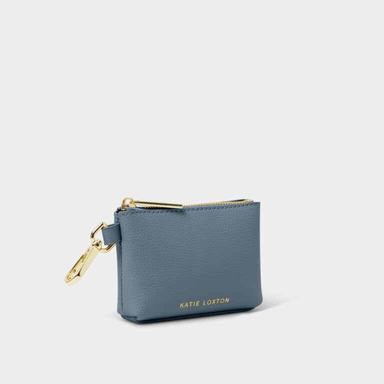 Katie Loxton Evie Clip On Coin Purse Dusty Blue