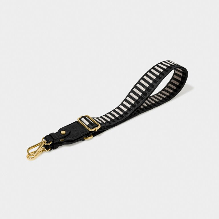 Katie Loxton Canvas Strap Black Geometric