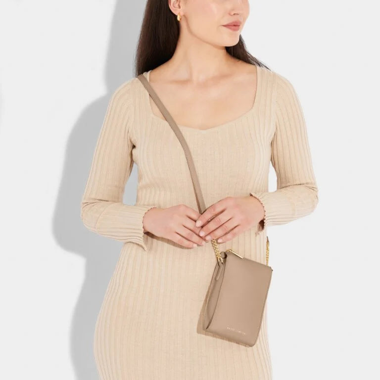Zana Slim Crossbody Bag Soft Tan