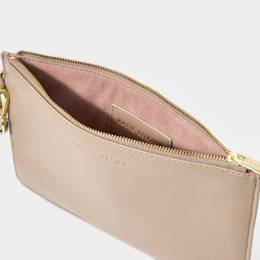 Zana Wristlet Pouch Soft Tan