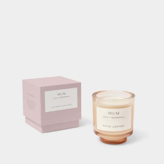 Katie Loxton Sentiment Candle Mum Peach Rose And Sweet Mandarin