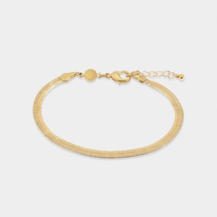 Katie Loxton The Curated Collection Ciana Snake Chain Bracelet Gold Coated Bracelet