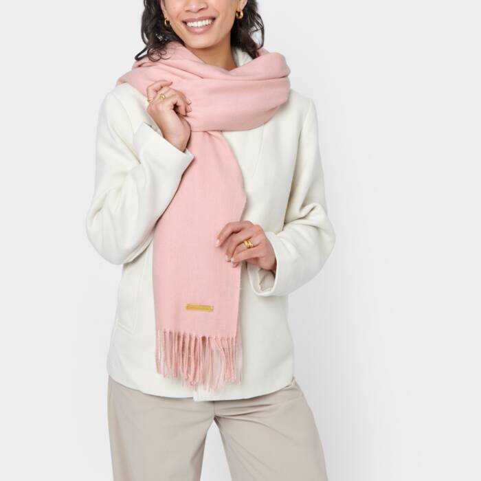 Katie Loxton Blanket Scarf Dusty Rose