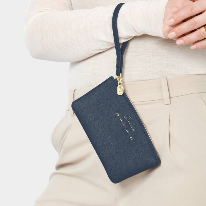 Katie Loxton Zodiac Wristlet Pouch Scorpio Slate